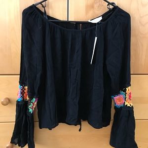 NWT “line of style” boho top